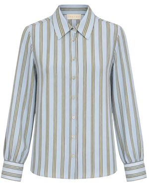 iBlues Zijden Blouse - Blauw