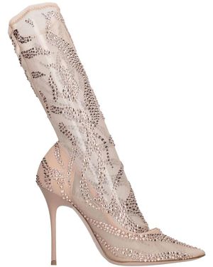 Gedebe Heeled Boots - Marrone