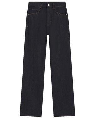 HUGO Klassische High-Waisted Straight Leg Jeans - Blau