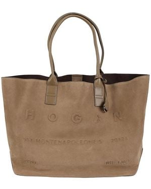 Hogan Tassen ,Bruin ,Address Medium Shopping Bag