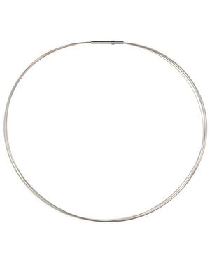ERNSTES DESIGN 5-Strang Drahtseil-Halskette - Mettallic