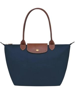 Longchamp Shopping Bags - Blue