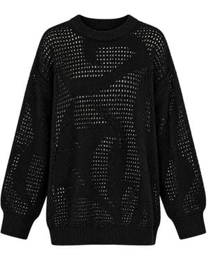 Akep Round-Neck Knitwear - Black