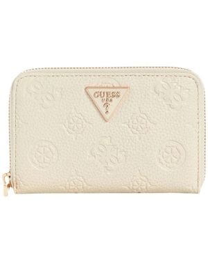 Guess Accessoires ,Wit ,Leer Cresidia Portemonnee - Naturel