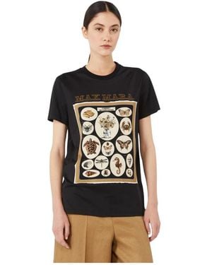 Max Mara Tops ,Zwart ,T-Shirts