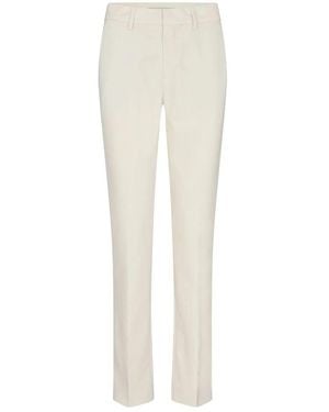 Mos Mosh Slim-Fit Trousers - White