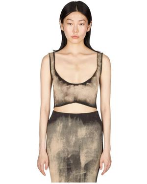 DIESEL Sleeveless Tops - Neutro