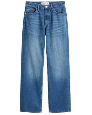 Marc O' Polo Straight Leg Jeans High Waist - Blau