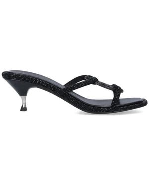Tory Burch Heeled Mules - Negro