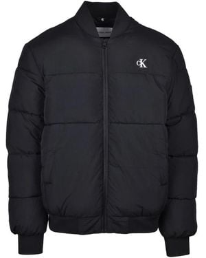 Calvin Klein Bomber Jackets - Blu