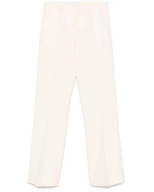 Alberto Biani Straight Trousers - White