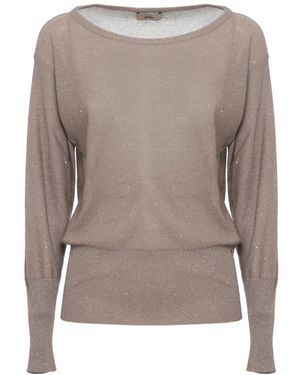 Herno Round-Neck Knitwear - Gris