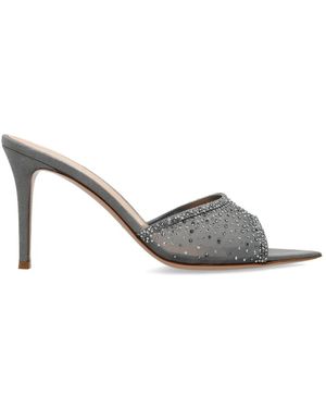 Gianvito Rossi Hohe Mules Rania - Grau