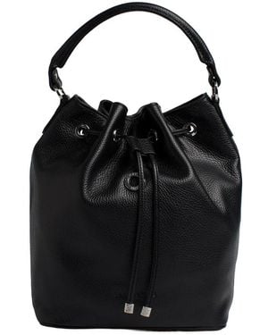 Lamarthe Bombonera Bucket Bag - Schwarz