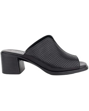 Santino Milano Heeled Mules - Blue
