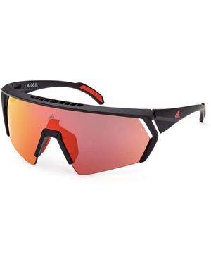 adidas Sp0063 02u sunglasses,sp0063 20q sunglasses,sp0063 92z sunglasses,matte blue/violet sonnenbrille sp0063 - Rot