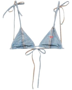 DIESEL Badmode ,Blauw ,Denim Tatiana Driehoek Bikini Top