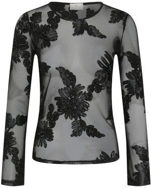 Kaffe Long Sleeve Tops - Nero