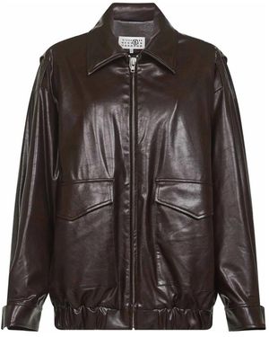 MM6 by Maison Martin Margiela Light Jackets - Marrone