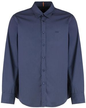 HUGO Casual Shirts - Blauw