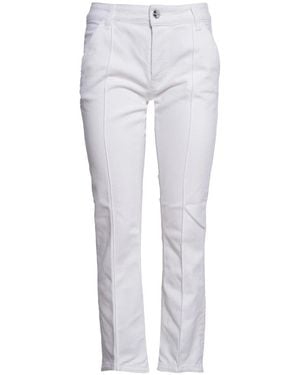 Dondup Straight Trousers - Blanco