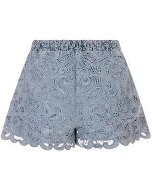 Alice + Olivia Denim Shorts - Blue