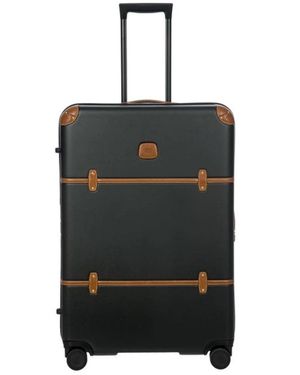 Bric's Koffers ,Zwart ,Uitbreidbare Polycarbonaat Trolley Spinner Koffer