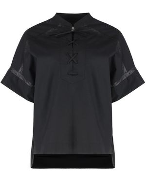 Yves Salomon Blouses - Black