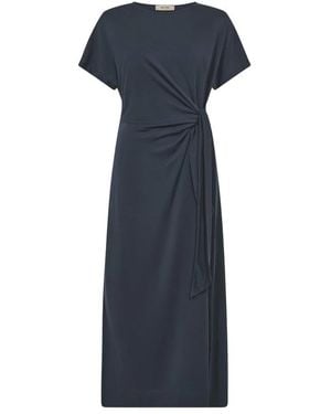 Mos Mosh Kleedjes ,Blauw ,Midi Jurk