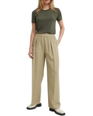 Samsøe & Samsøe Wide Trousers - Jaune
