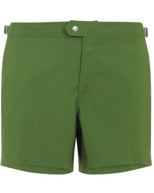 Tom Ford Badmode ,Groen ,Polyester Polyester Zwemshorts