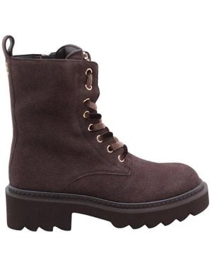 Tosca Blu Lace-Up Boots - Marrón