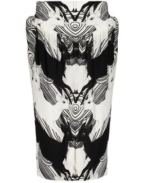 Burberry Midi Skirts - Metallic