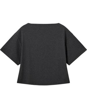 Sofie Schnoor Teasw Bootausschnitt T-Shirt - Schwarz