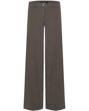 Cambio Wide Trousers - Marrón