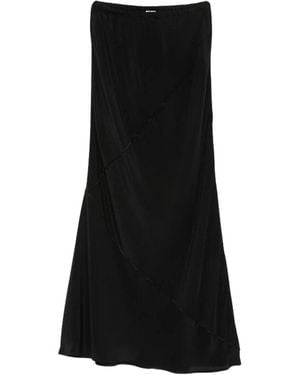 Baserange Midi Skirts - Negro