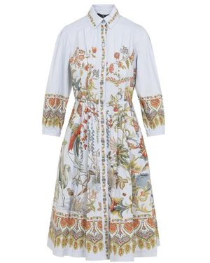Etro Cotton Midi Dress - Blue
