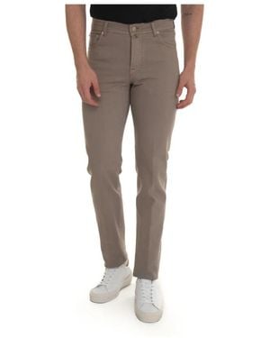 Kiton Slim-Fit Jeans - Gray
