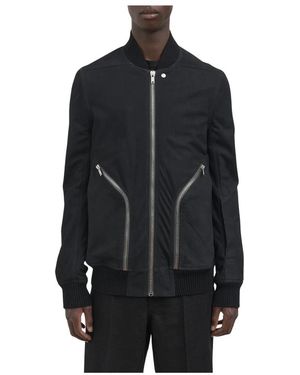 Rick Owens Bomber Angled Bauhaus Flight - Zwart