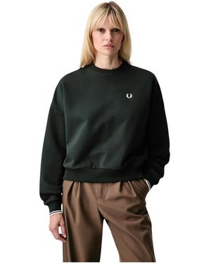 Fred Perry Sweatshirts - Schwarz