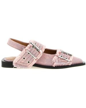 Ganni Ballerina Shoes - Pink