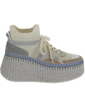 Chloé Wedge Sneakers Voor Vrouwen - Grijs