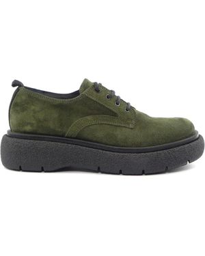Carmens Laced Shoes - Green