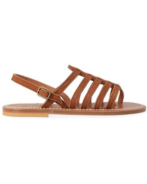 K. Jacques Stilvolle Amaretto Sandalen - Braun
