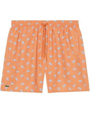Lacoste Badeshorts - Orange