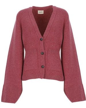 KHAITE Cashmere Knitwear - Rouge