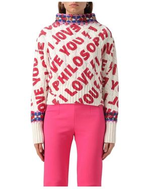 Philosophy Di Lorenzo Serafini Turtlenecks - Rosso