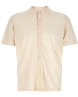 Roberto Collina Overhemden ,Shirts - Naturel