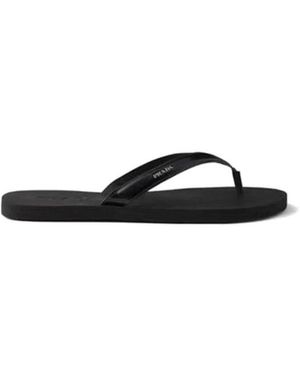 Prada Flip Flops - Negro