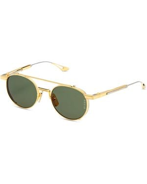 Dita Eyewear Metall Sonnenbrille Stilvolle Internationale Passform - Grün